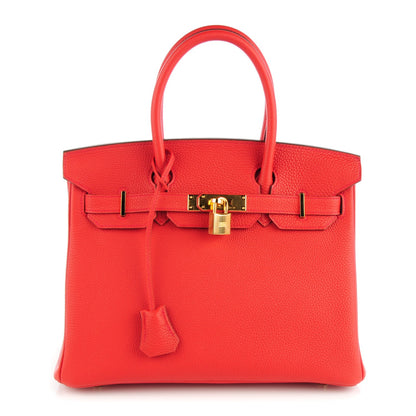 Hermes Togo Birkin 30 Geranium 1 of 21