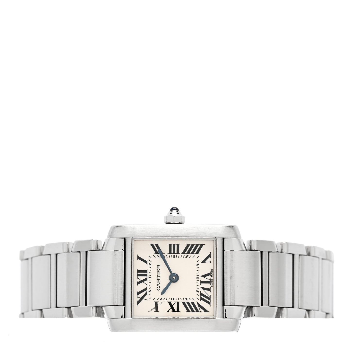 Stainless Steel 20mm Tank Francaise Quartz Watch