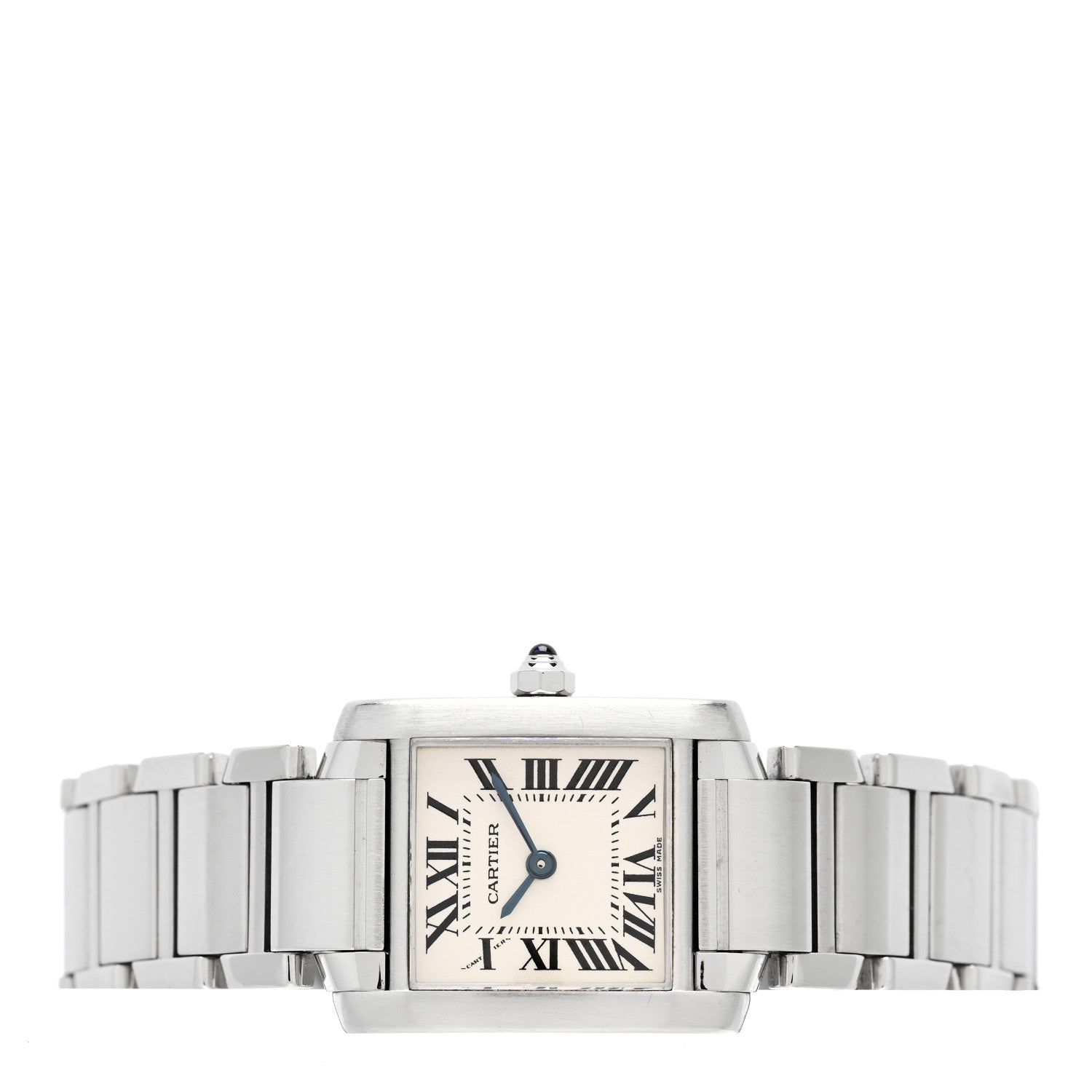 Cartier Stainless Steel 20mm Tank Francaise Quartz Watch 2 of 4