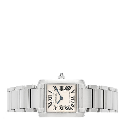 Cartier Stainless Steel 20mm Tank Francaise Quartz Watch 2 of 4