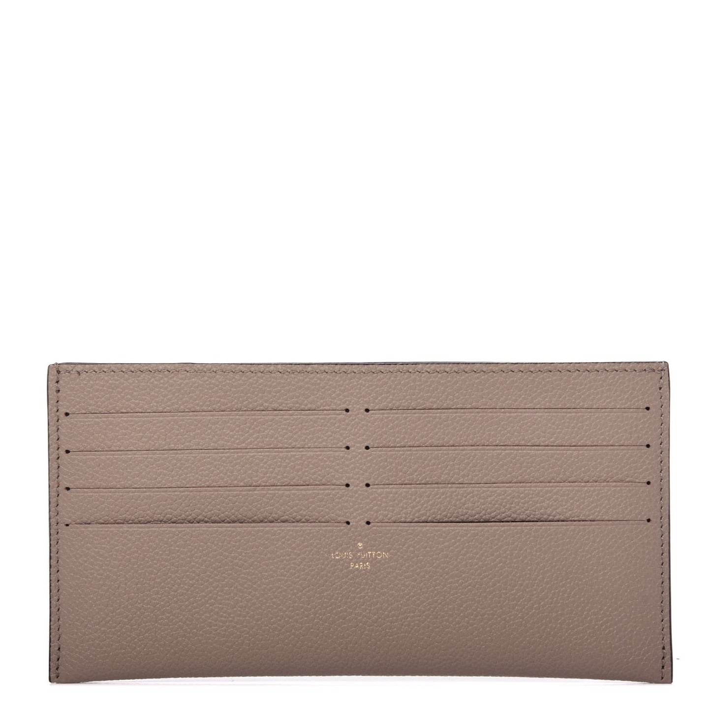 Calfskin Felicie Chain Wallet Card Holder Insert Tourterelle