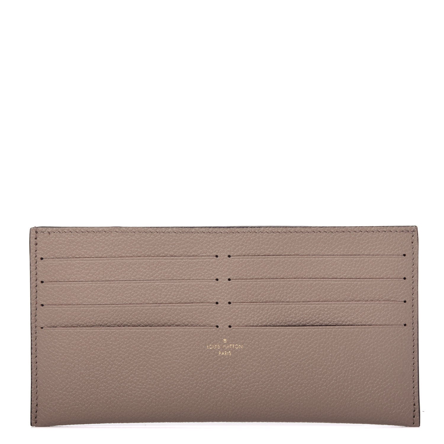 Louis Vuitton Calfskin Felicie Chain Wallet Card Holder Insert Tourterelle 1 of 6