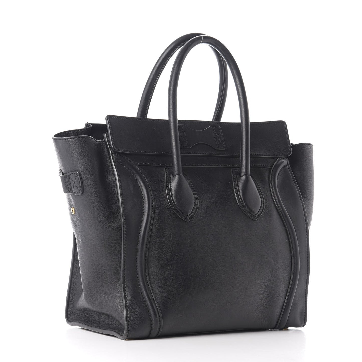 Smooth Calfskin Mini Luggage Black