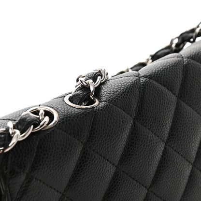 Chanel Caviar Quilted Jumbo Single Flap Black 11 of 11