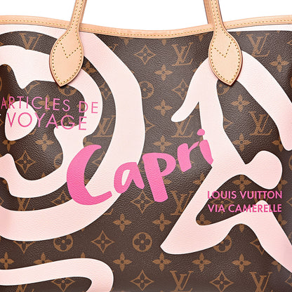 Louis Vuitton Monogram Tahitienne Capri Neverfull MM 14 of 14