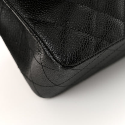 Chanel Caviar Quilted Small Double Flap Black 11 of 12