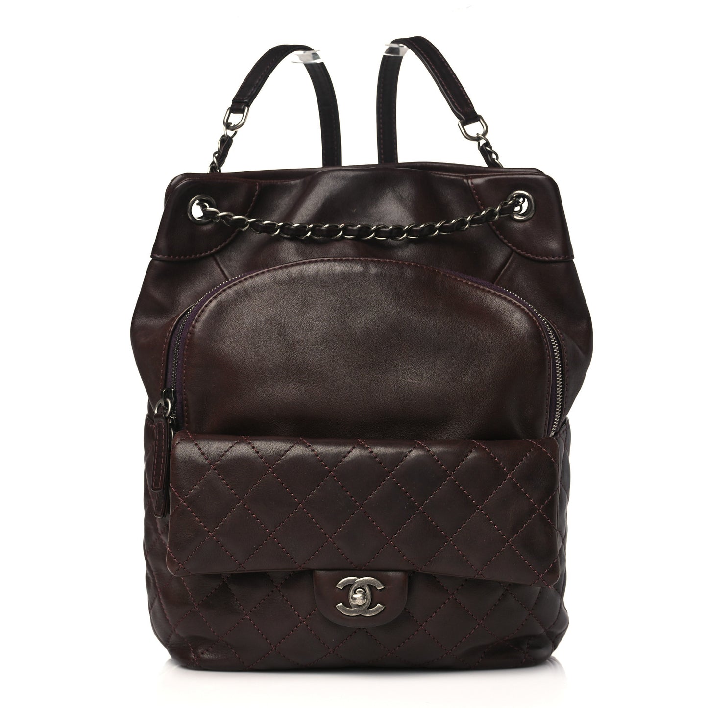 Crocodile Medium Zip Tote Cobalt