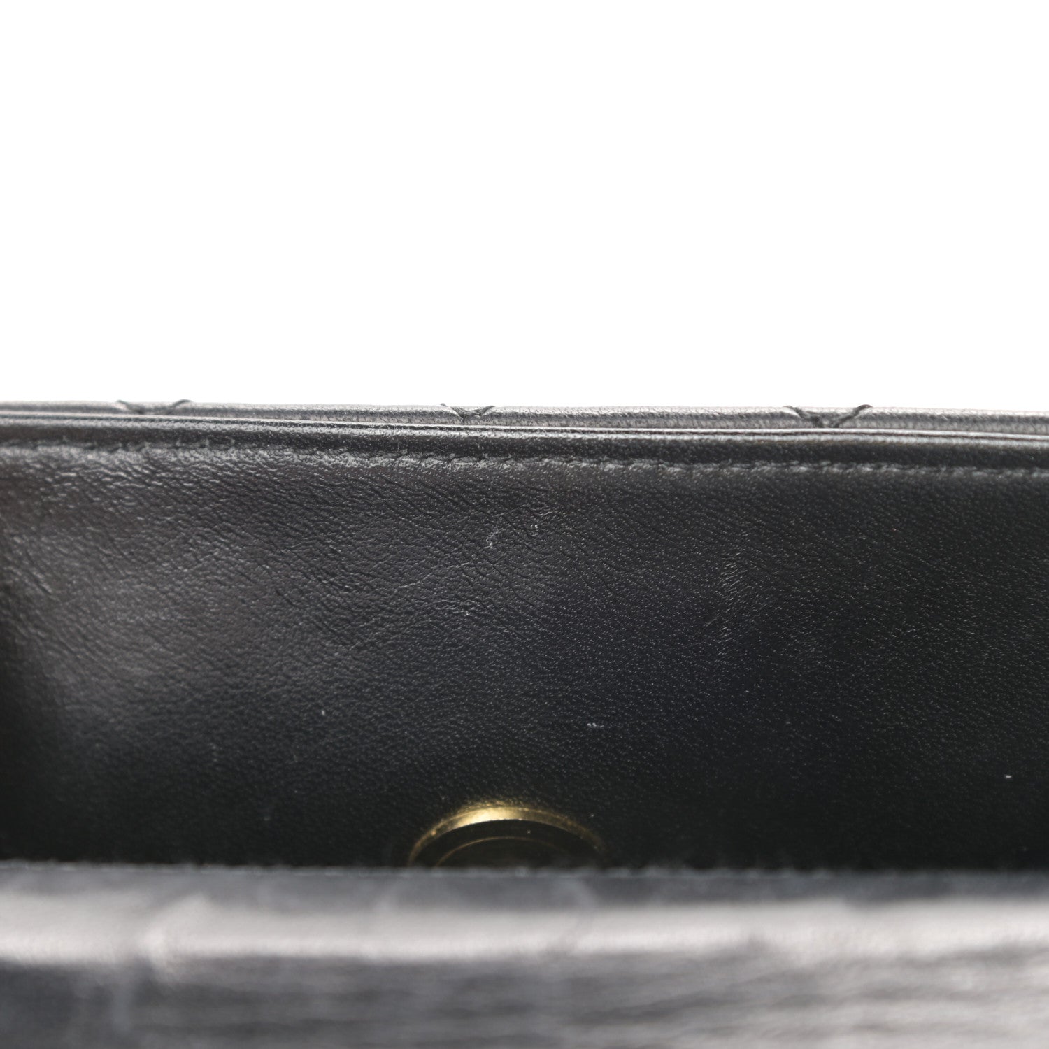 Chanel Lambskin Quilted Mini Rectangular Flap Black 13 of 17
