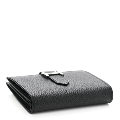 Hermes Epsom Mini Bearn Wallet Black 4 of 8