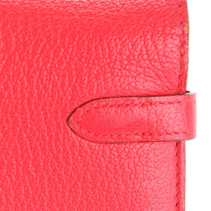 Hermes Chevre Mysore Kelly Longue Wallet Bougainvillea 4 of 11