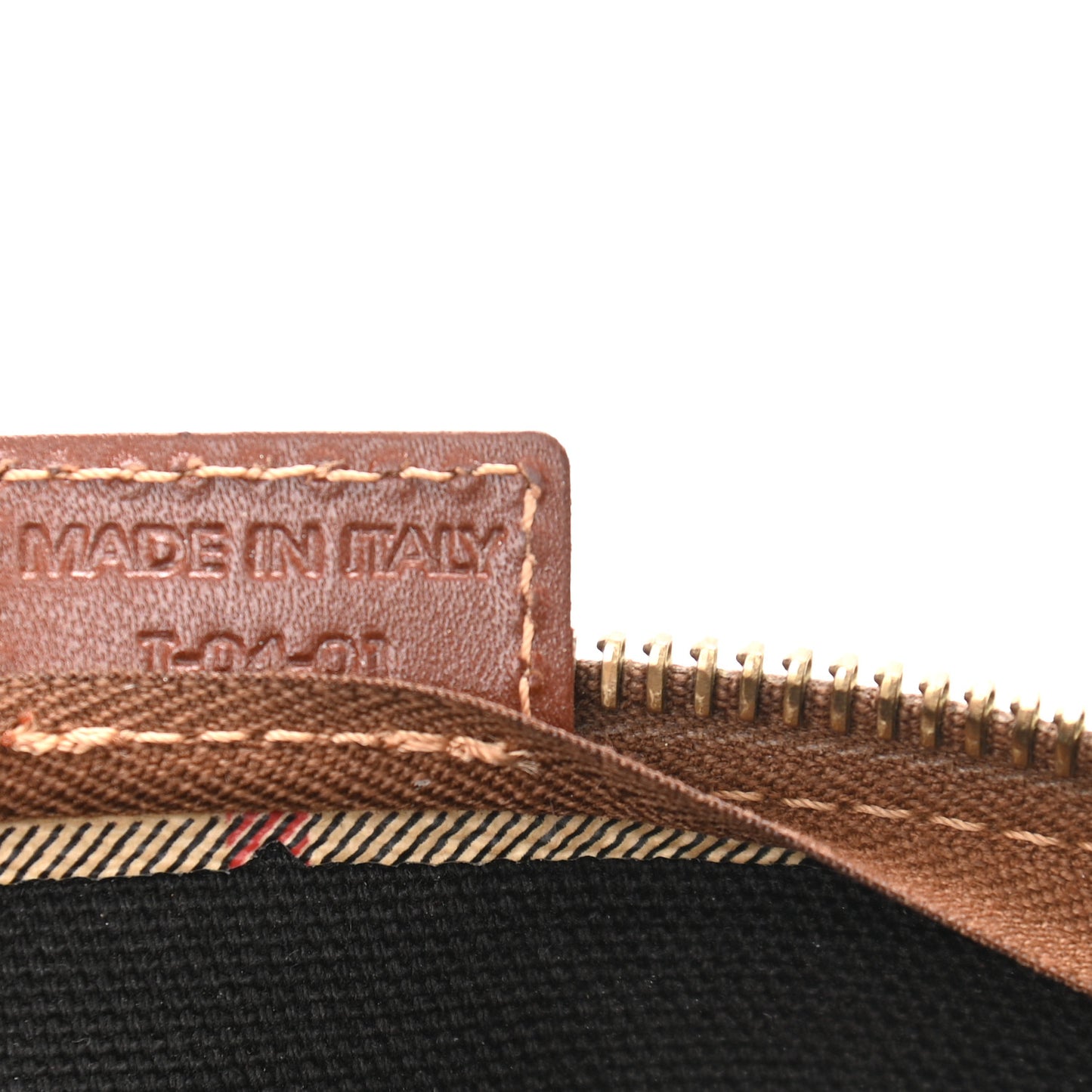 Haymarket Check Pochette Tan