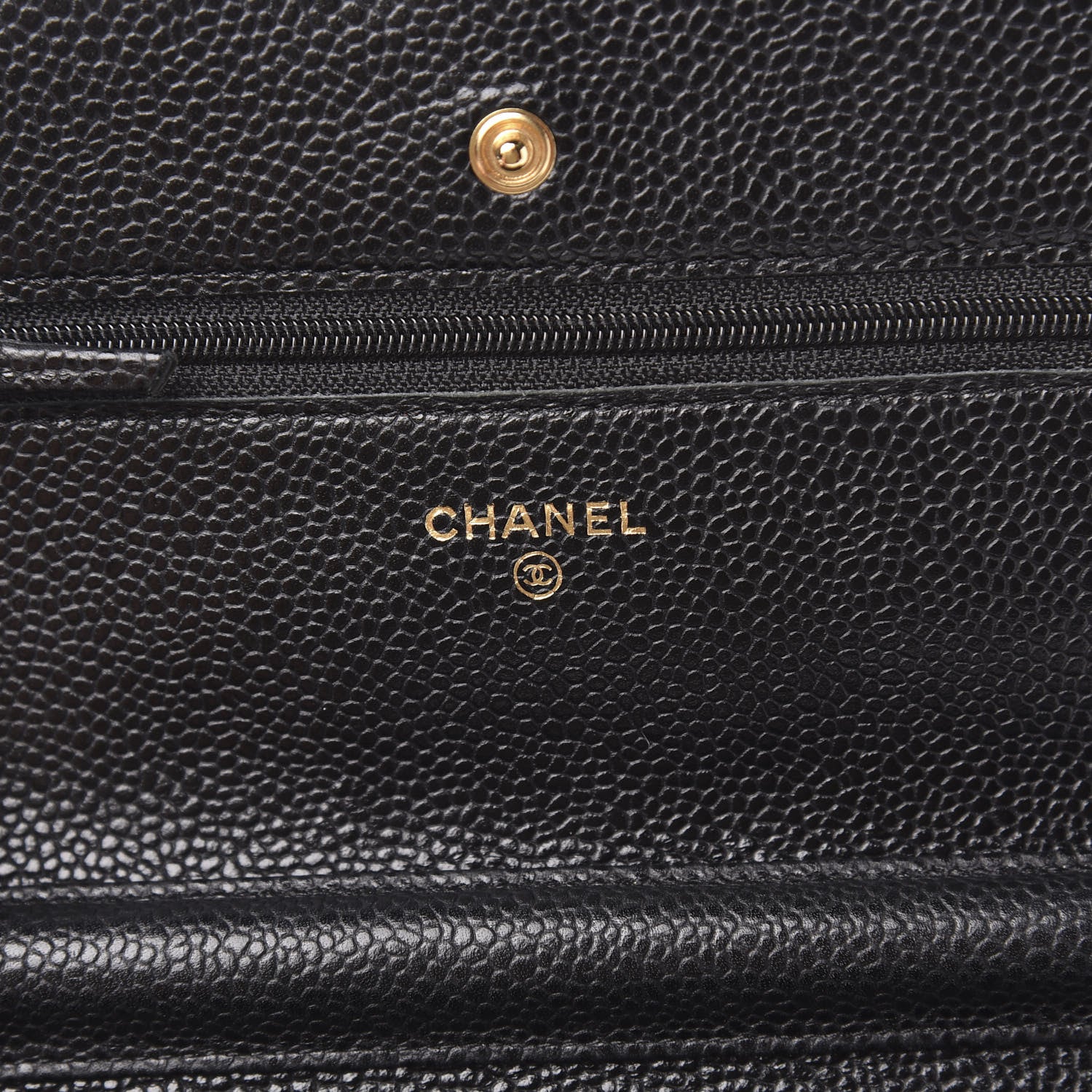 Chanel Caviar Quilted Wallet On Chain WOC Black 6 of 12
