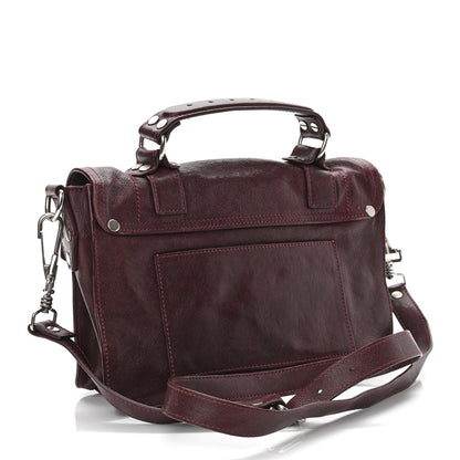 Proenza Schouler Lambskin Medium PS1 Satchel Burgundy 3 of 10