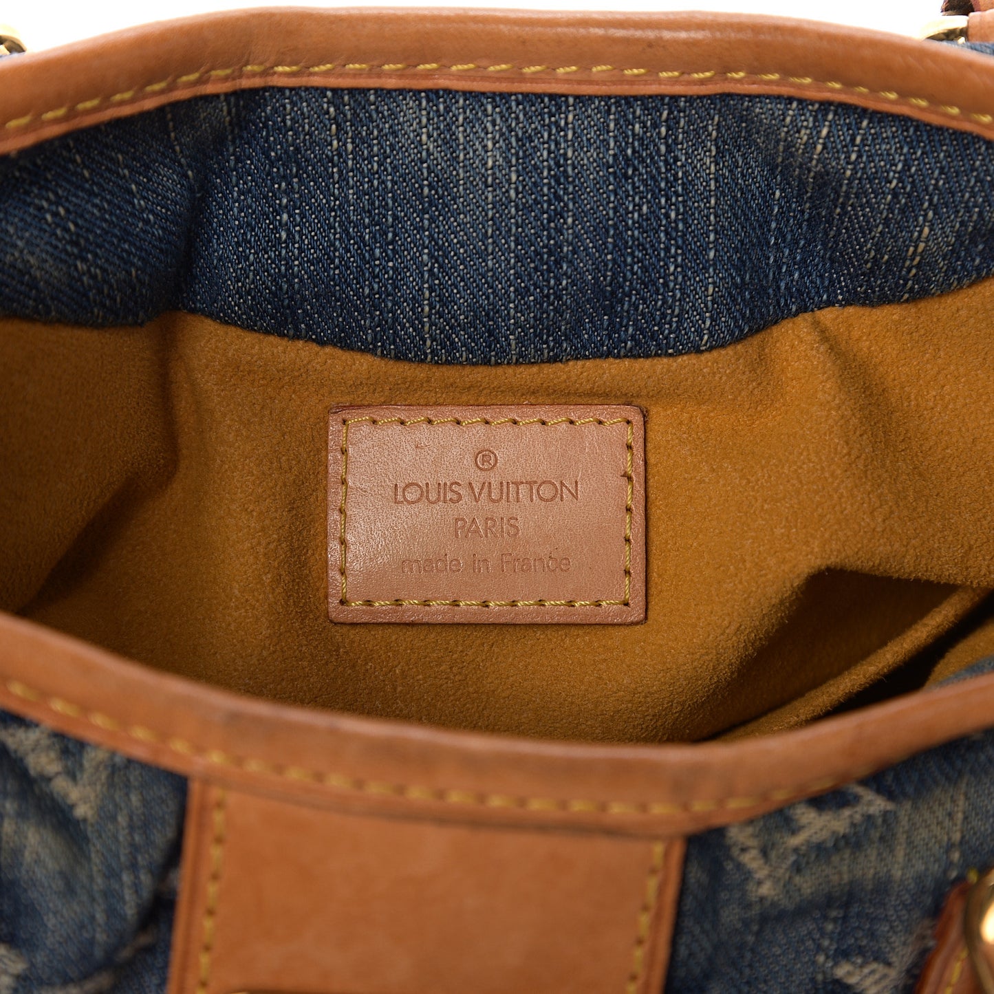 Monogram Denim Pleaty Blue