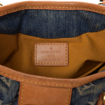 Louis Vuitton Monogram Denim Pleaty Blue 5 of 9