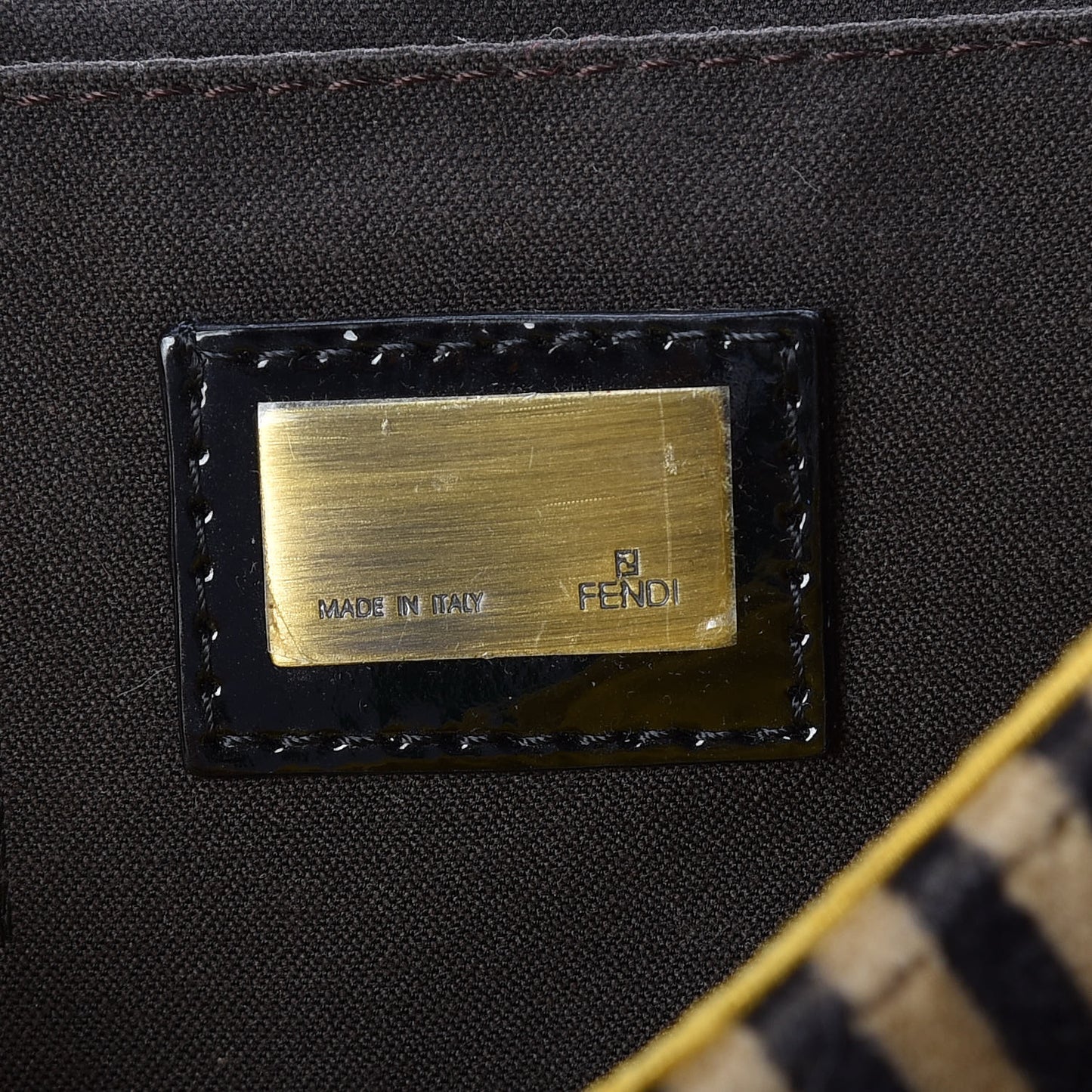Velvet Calf Hair Pequin B Bag Tan Black
