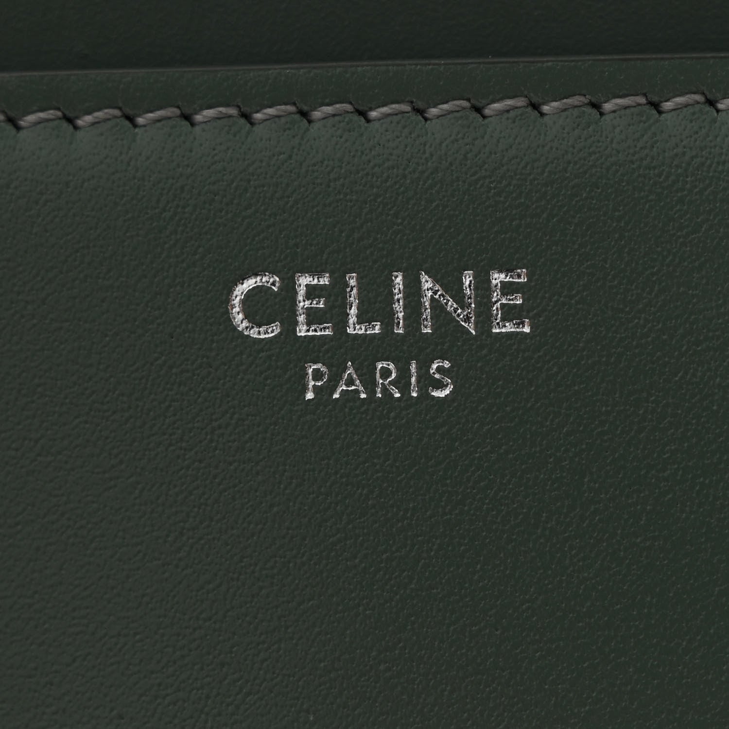 Celine Satinated Calfskin Small 16 Top Handle Bag Celadon 7 of 13