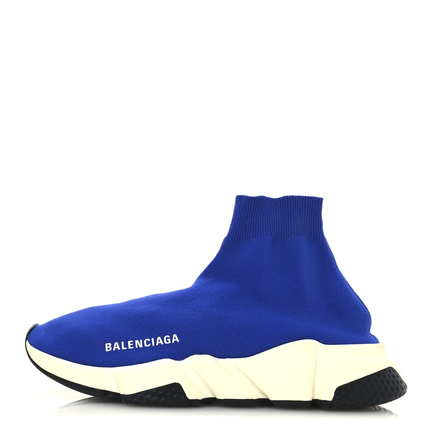 Balenciaga Neoprene Knit Womens Speed Sneakers 38 Bleu Saphir 1 of 7