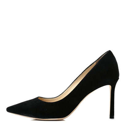 Jimmy Choo Suede Romy 85 Pumps 36.5 Black 1 of 11