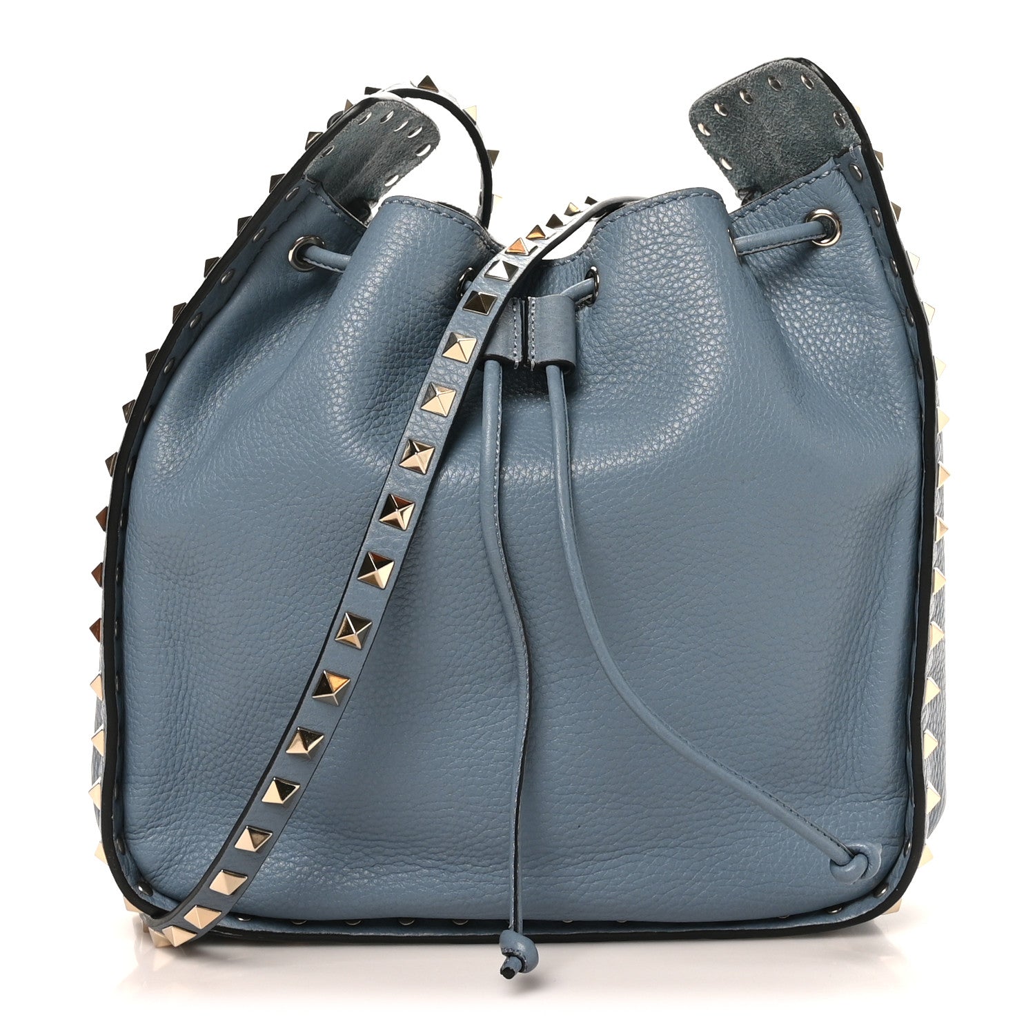 Valentino Garavani Grained Calfskin Rockstud Bucket Bag Amadeus 1 of 9