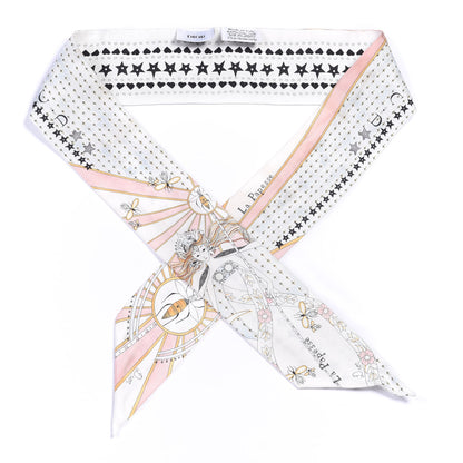 Christian Dior Silk High Priestess Tarot Mitzah Scarf Off White 1 of 3