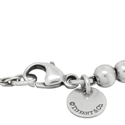 Tiffany Sterling Silver Enamel 4mm Return To Tiffany Heart Tag Bead Bracelet Pink 3 of 3