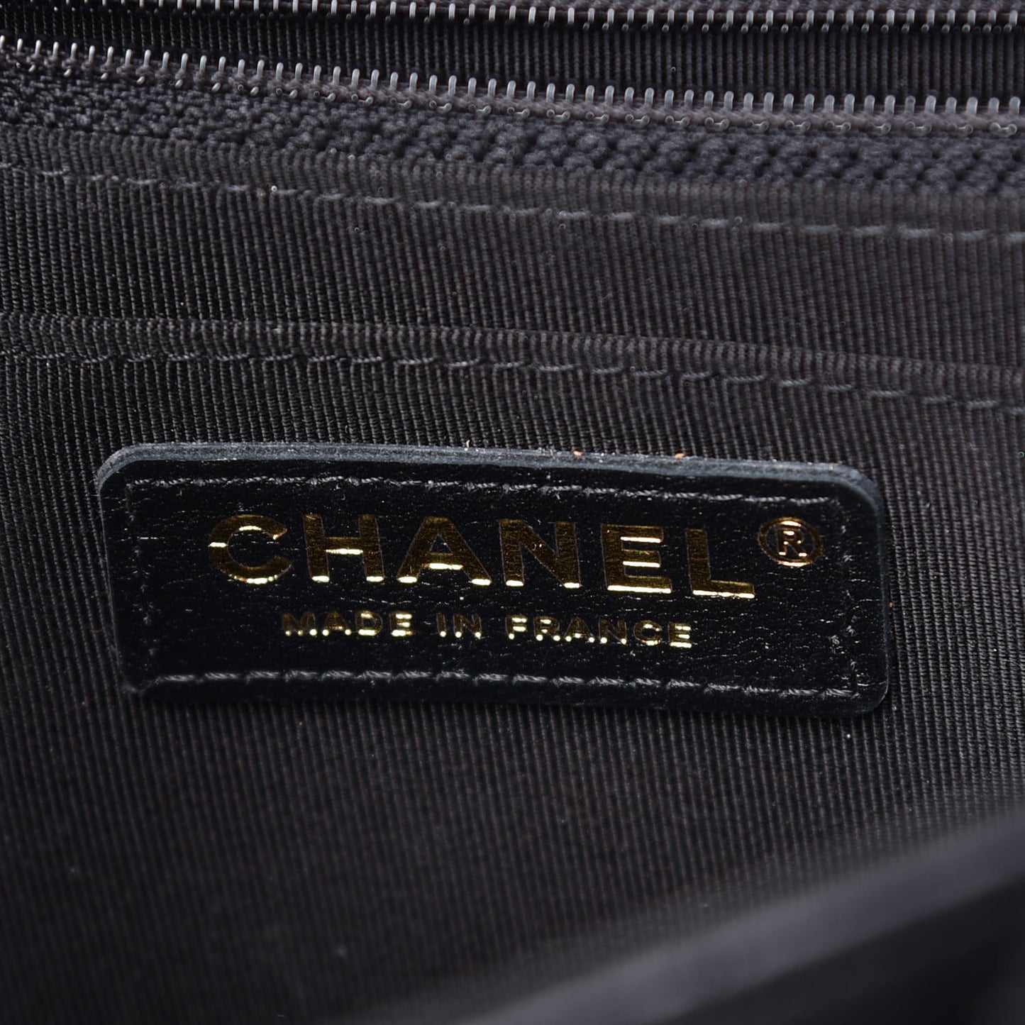 Calfskin Quilted Small Daily Chevron Flap Black