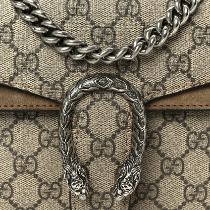 Gucci GG Supreme Monogram Mini Dionysus Shoulder Bag Taupe 8 of 10