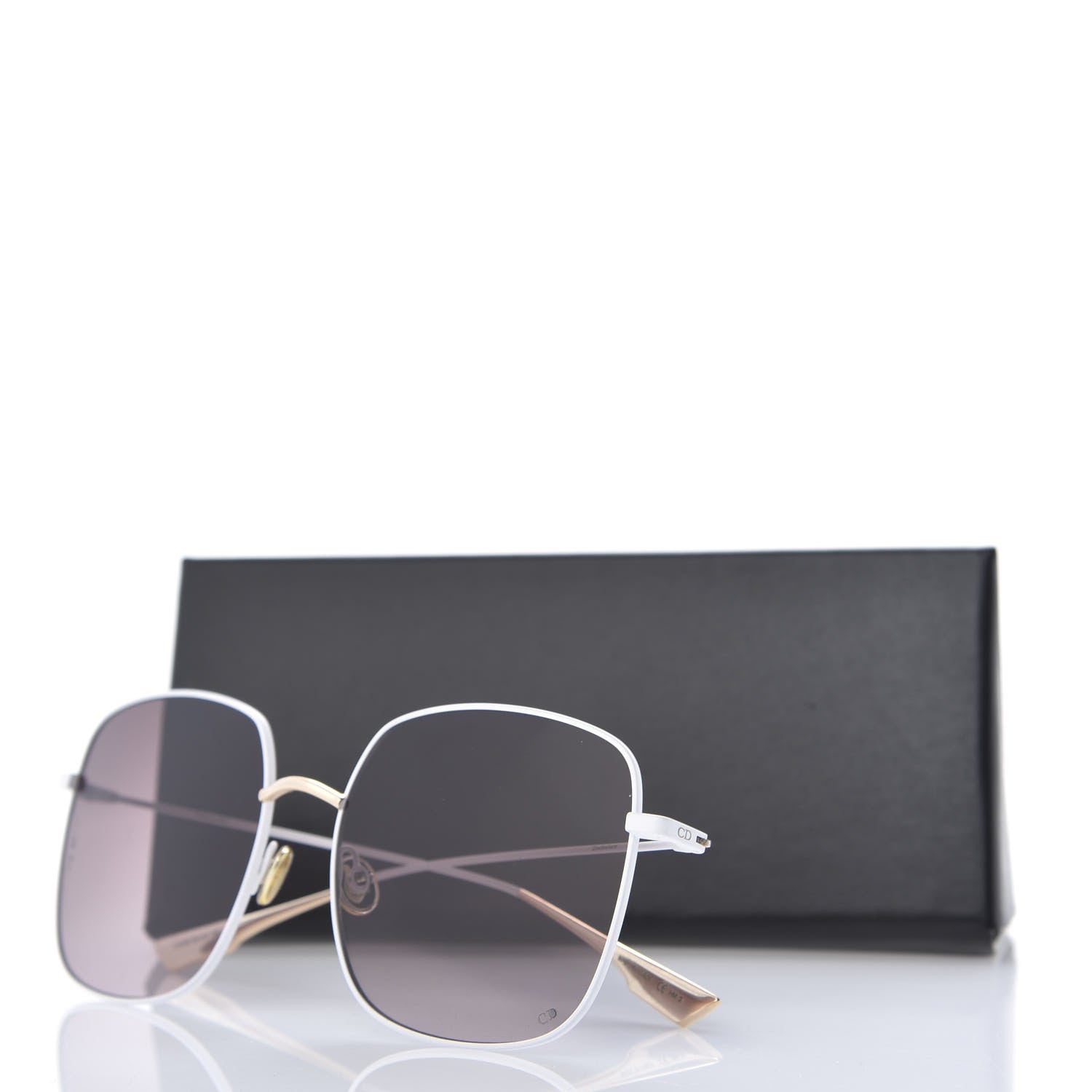 Christian Dior Metal Stellaire 1 Square Sunglasses Purple White 10 of 10