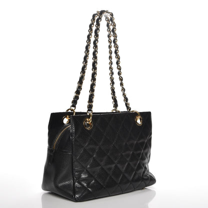 Chanel Caviar Quilted Petit Timeless Tote PTT Black 3 of 7