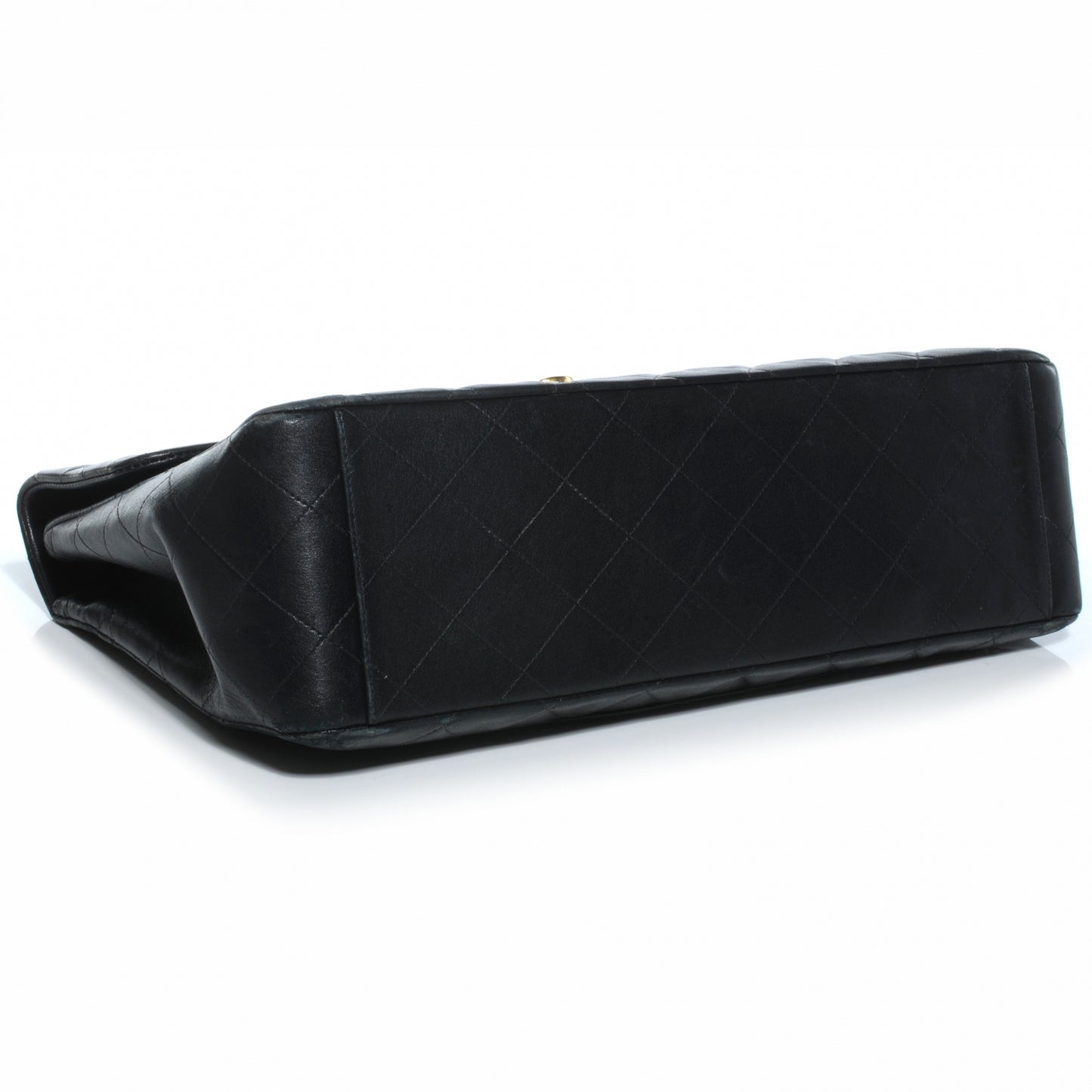 Lambskin XL Jumbo Flap Black