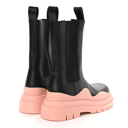 Bottega Veneta Calfskin The Tire Chelsea Boots 40 Black Peachy 4 of 11