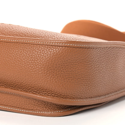 Hermes Taurillon Clemence Evelyne III PM Gold 9 of 9