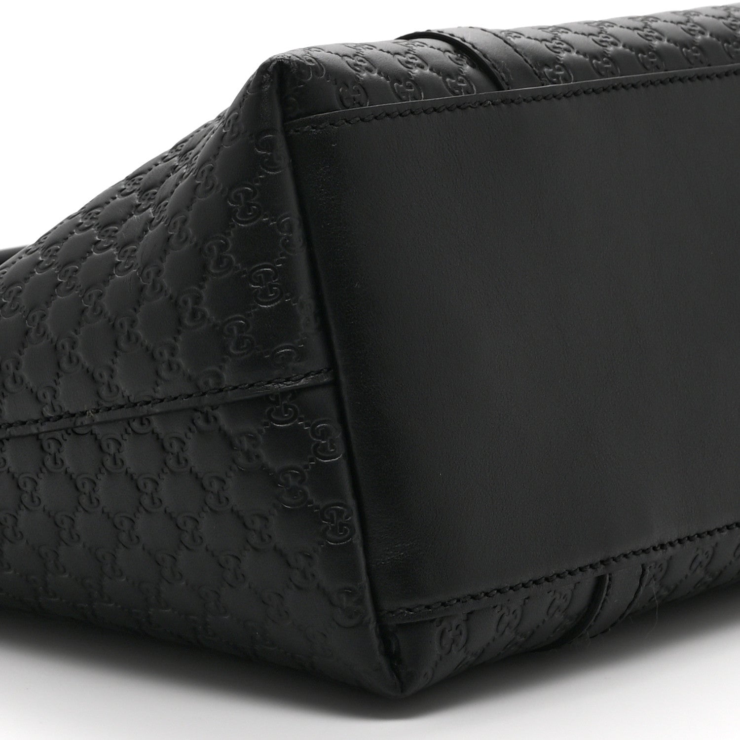 Gucci Soft Microguccissima Small Zippered Satchel Black 10 of 11