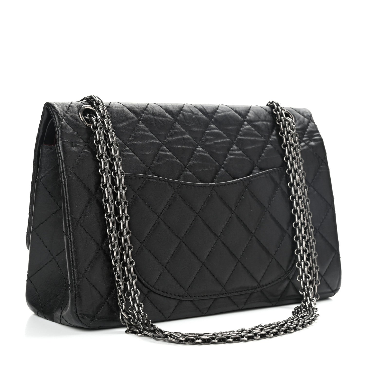 Chanel Aged Calfskin Quilted 2.55 Reissue 226 Flap Black 2 of 15