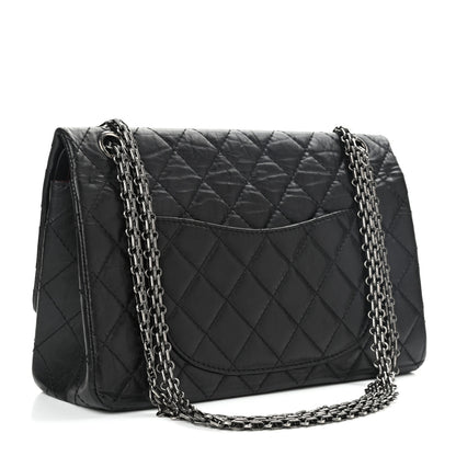 Chanel Aged Calfskin Quilted 2.55 Reissue 226 Flap Black 2 of 15