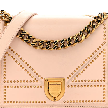 Christian Dior Lambskin Studded Medium Diorama Flap Bag Rose Poudre 8 of 15