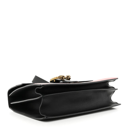 Gucci Calfskin Bamboo Web Large Dionysus Top Handle Bag Black Bright Evergreen Hibiscus Red 4 of 10