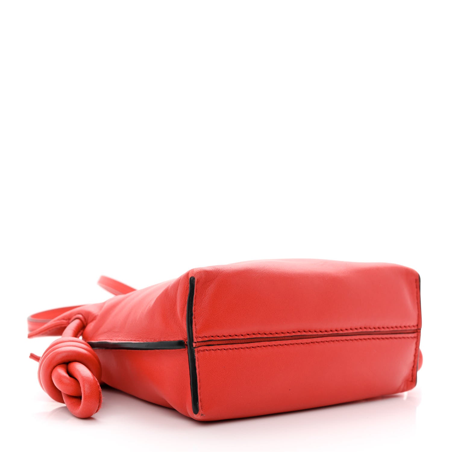 Loewe Calfskin Mini Flamenco Knot Crossbody Bag Scarlet 4 of 10