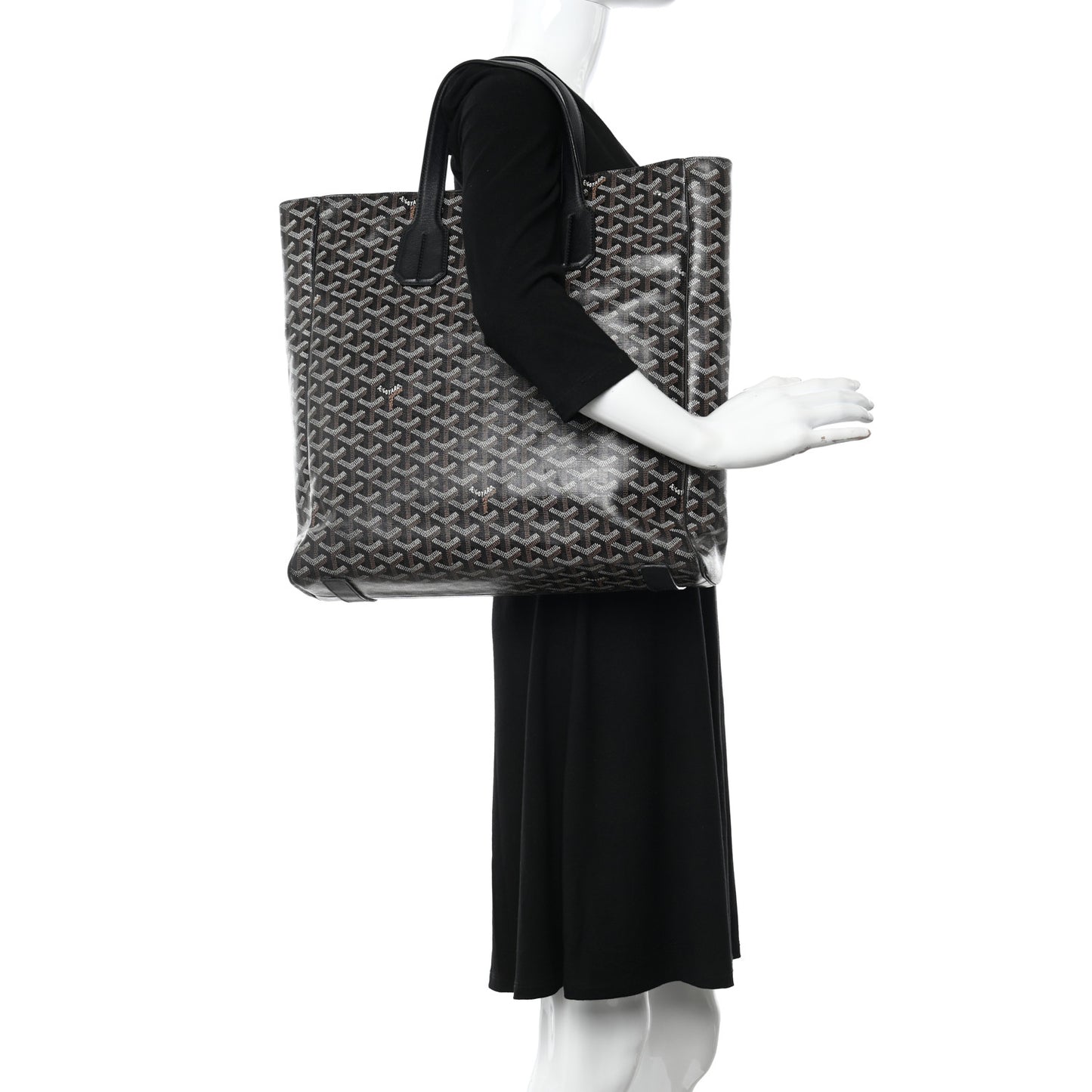 Goyardine Voltaire III Tote Black