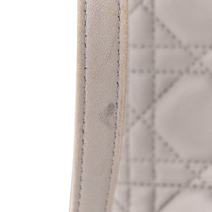 Christian Dior Lambskin Cannage Medium Lady Dior Grey 15 of 16