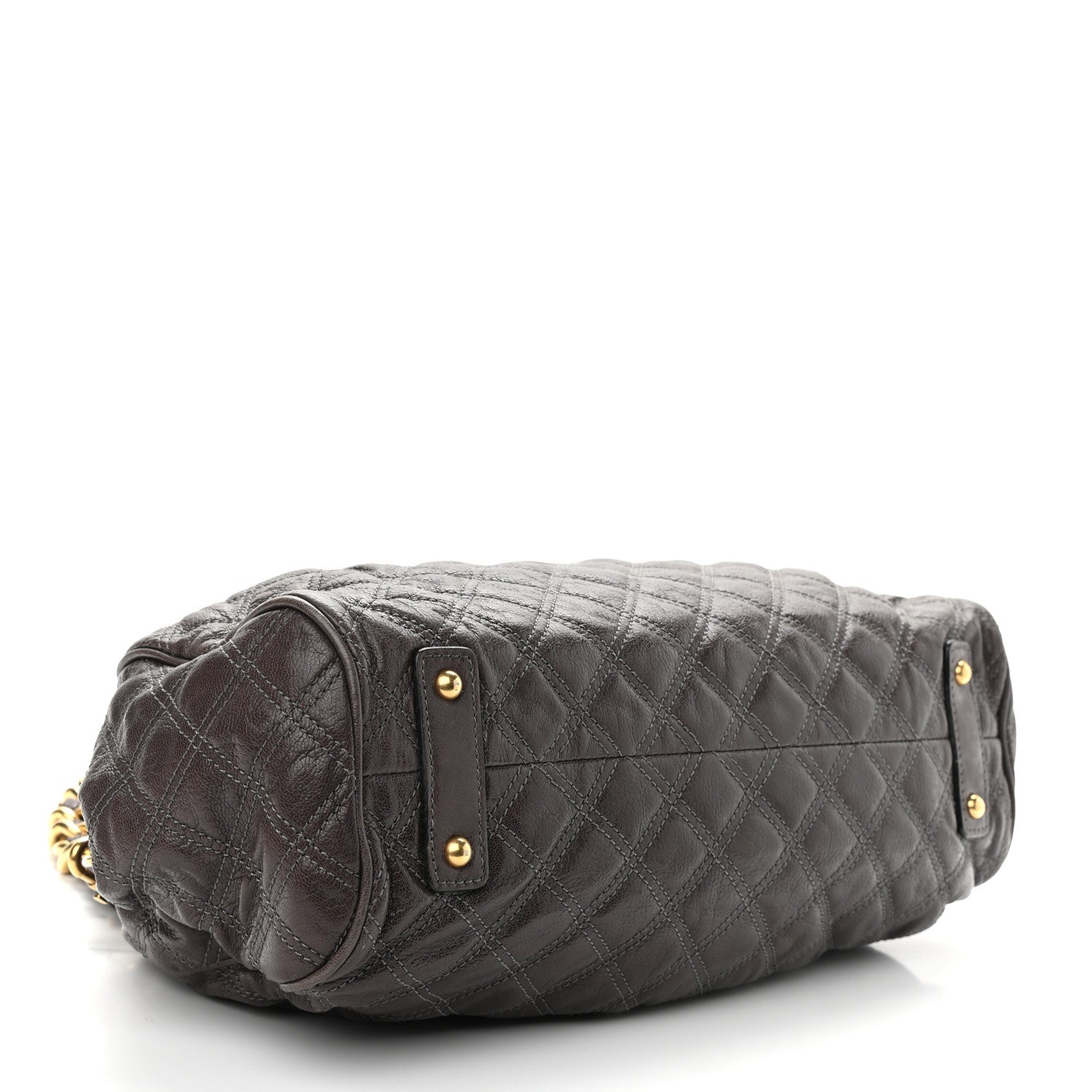Marc Jacobs Calfskin Quilted Stam Brown 3 of 21