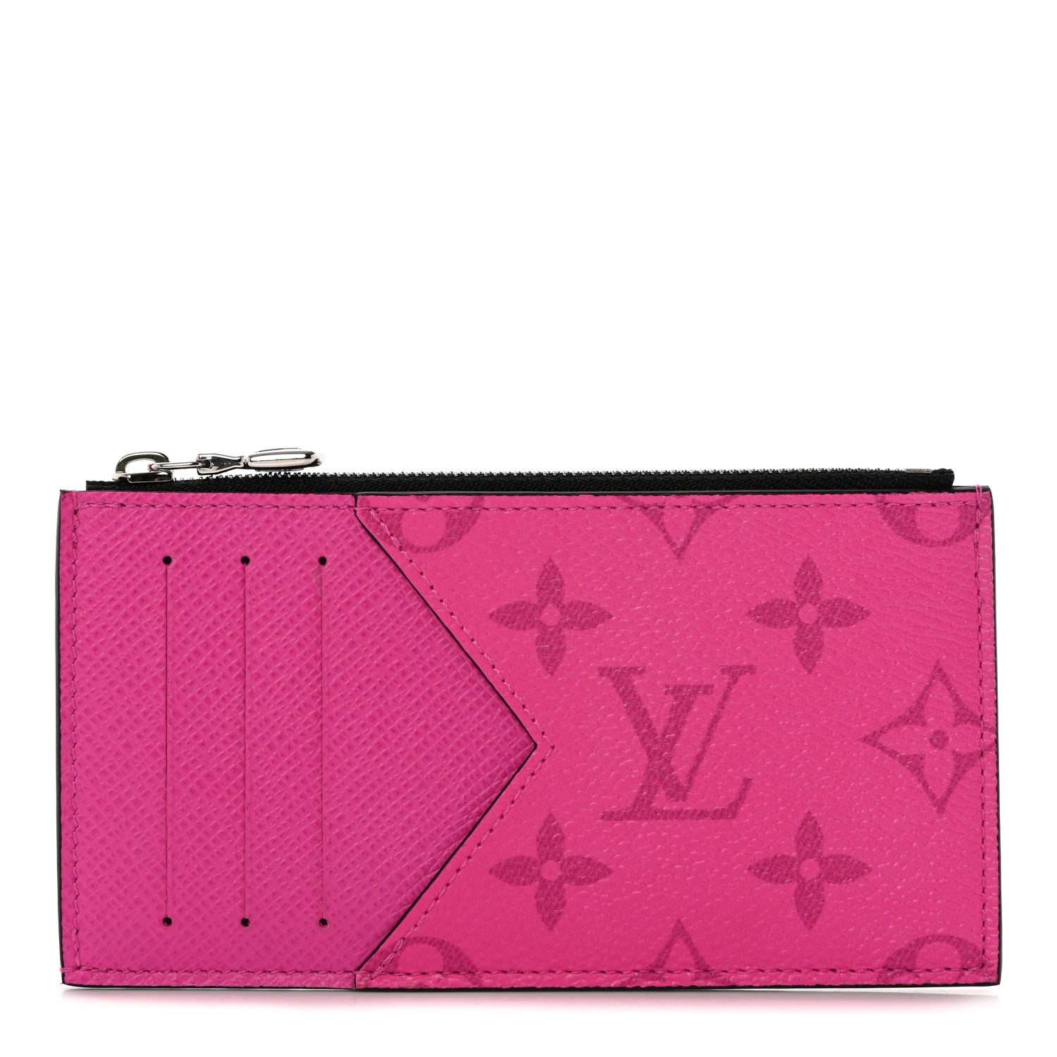 Louis Vuitton Taigarama Coin Card Holder Fuchsia 1 of 6