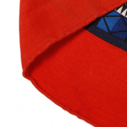 Hermes Cashmere Silk Cent Plis Des Miao Shawl 140 6 of 8