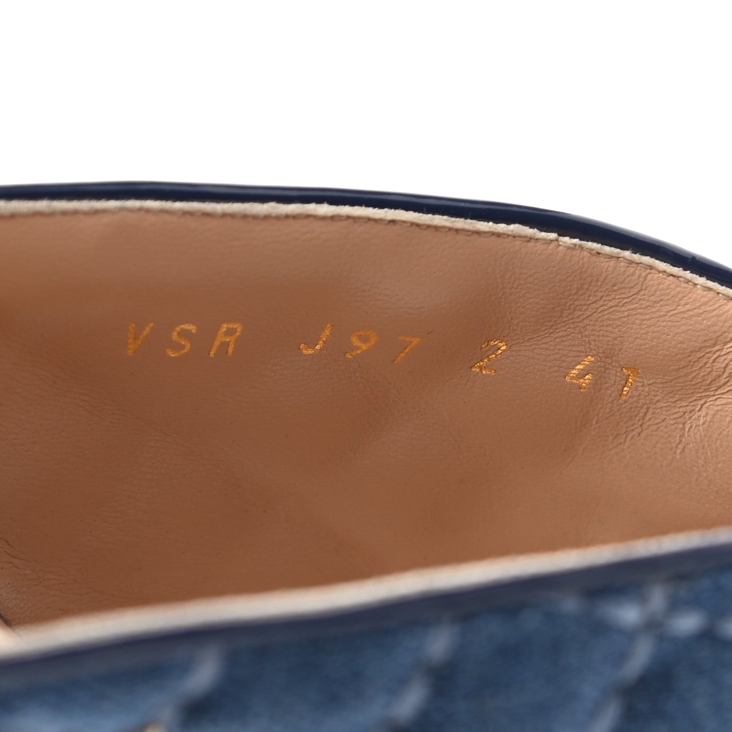 Valentino Garavani Denim Rockstud Spike Crisscross 90mm Slide Sandals 41 Light Denim 8 of 8