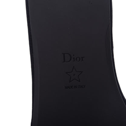 Christian Dior Velvet Oblique Chez Moi Sandal 39.5 Deep Blue 9 of 11