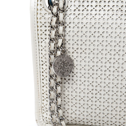 Chanel Perforated Calfskin Small Up In The Air Flap Ivory 10 of 17