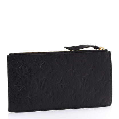 Louis Vuitton Empreinte Felicie Chain Wallet Zippered Insert Black 3 of 6
