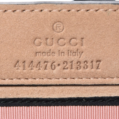 Gucci Calfskin GucciGhost Medium XL Tote Black New Acquamarine 8 of 8