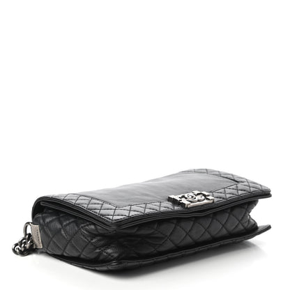 Chanel Calfskin New Medium Boy Reverso Flap Black 4 of 10